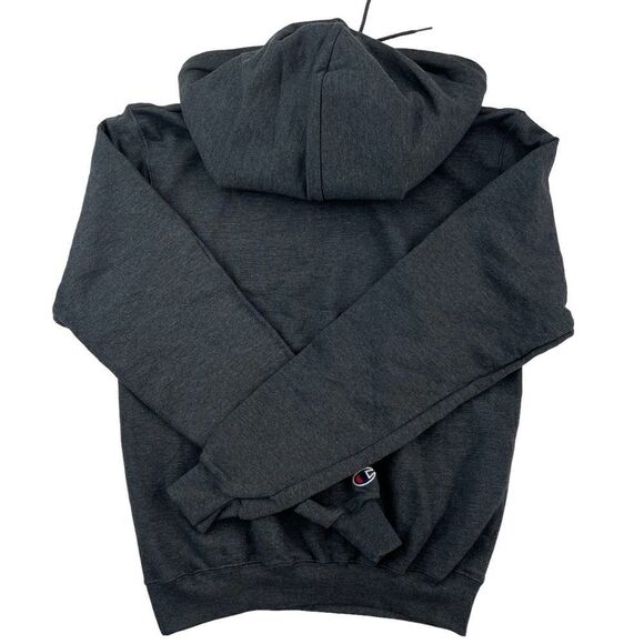 New Champion NYC Women Gray Hoodie Long Sleeve Fleece Pullover Sweater  US S - Picture 3 of 12